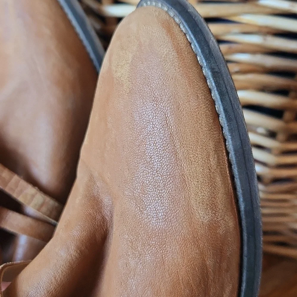 Free People Woven Leather Boots 41 US 10 - Picture 14 of 16